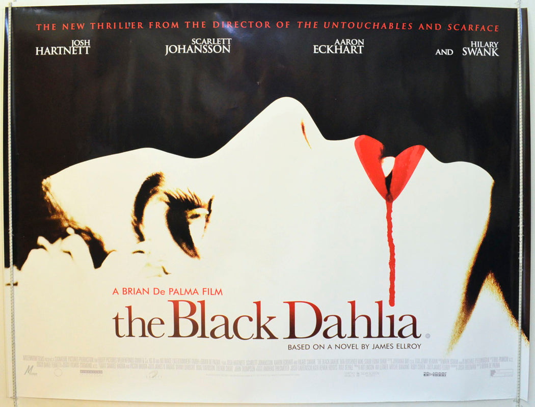 The Black Dahlia Original British Quad Poster - Film Poster - Movie Poster 