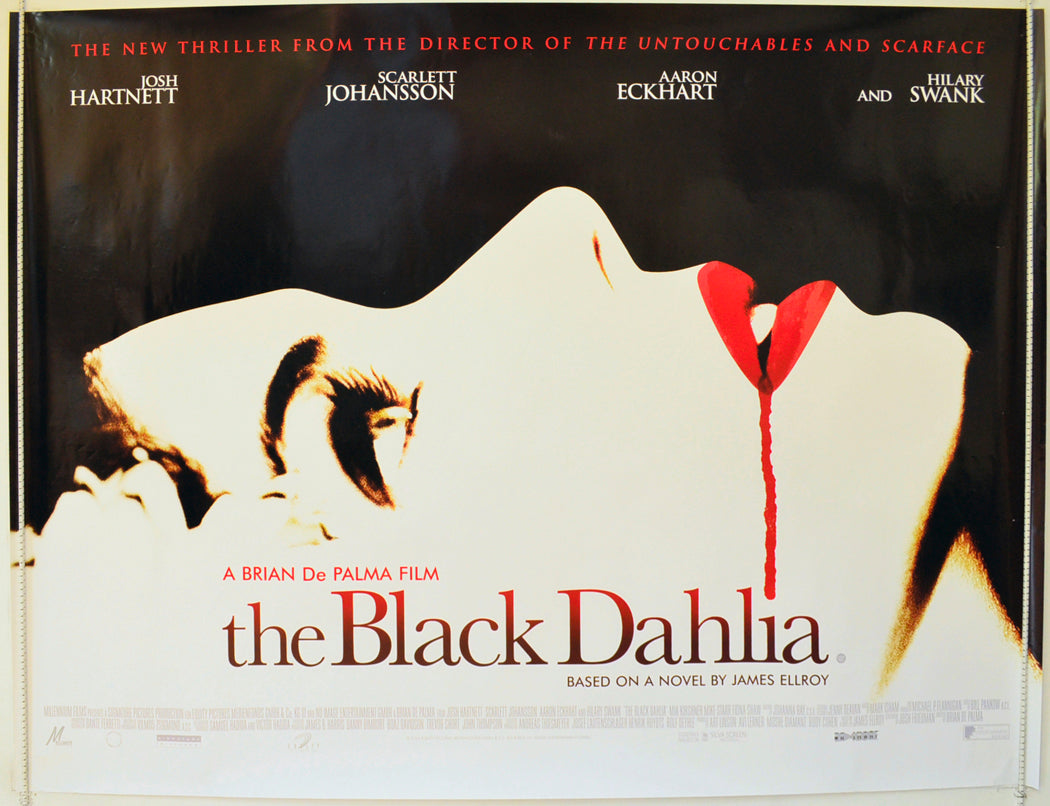 The Black Dahlia Original Quad Poster - Film Poster - Movie Poster  