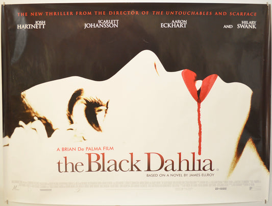 The Black Dahlia Original Quad Poster - Film Poster - Movie Poster  