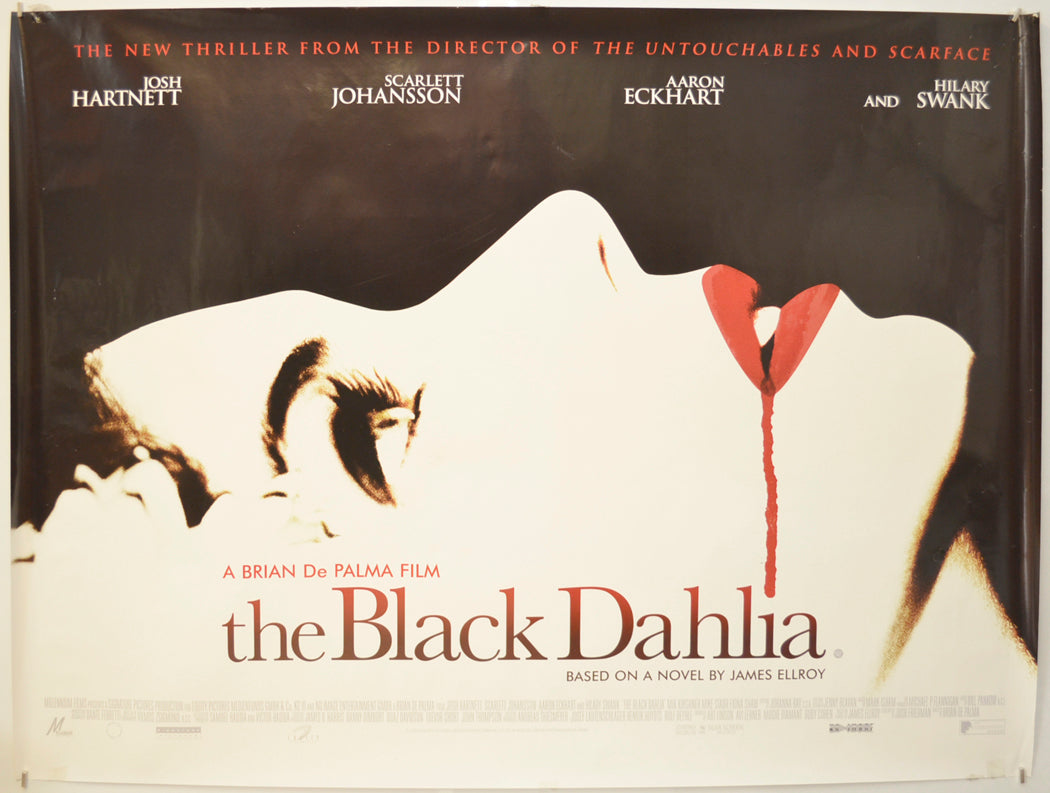 The Black Dahlia Original Quad Poster - Film Poster - Movie Poster  