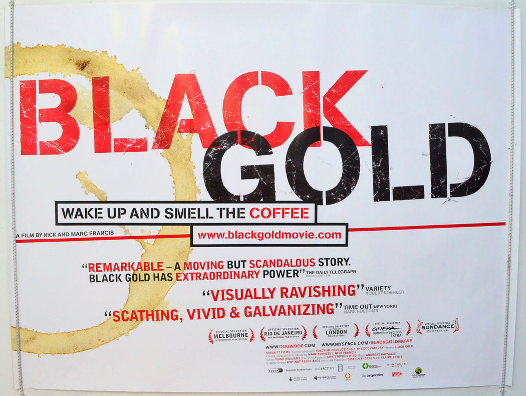 Black Gold Original British Quad Poster - Film Poster - Movie Poster 