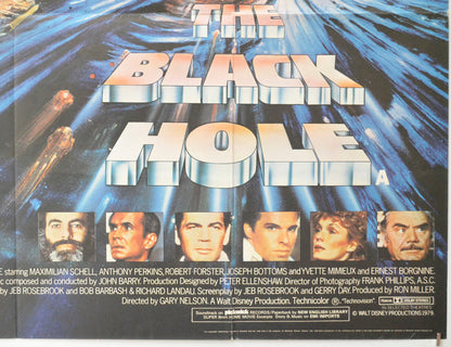 THE BLACK HOLE (Bottom Right) Cinema Quad Movie Poster 