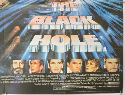 THE BLACK HOLE (Bottom Right) Cinema Quad Movie Poster 