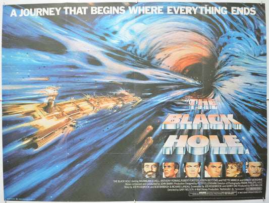 The Black Hole Original Quad Poster - Film Poster - Movie Poster