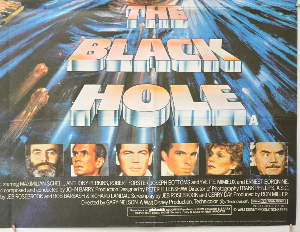 THE BLACK HOLE (Bottom Right) Cinema Quad Movie Poster 