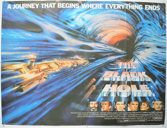 The Black Hole Original Quad Poster - Film Poster - Movie Poster