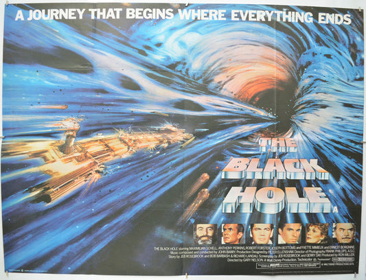 The Black Hole Original Quad Poster - Film Poster - Movie Poster