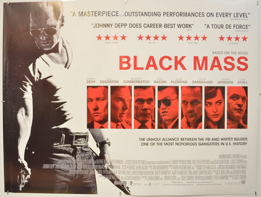 Black Mass  Original Quad Poster - Film Poster - Movie Poster