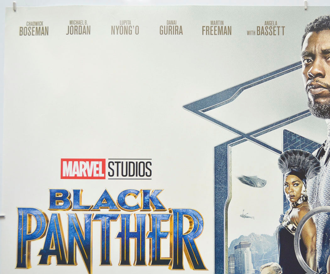 BLACK PANTHER (Top Left) Cinema Quad Movie Poster 