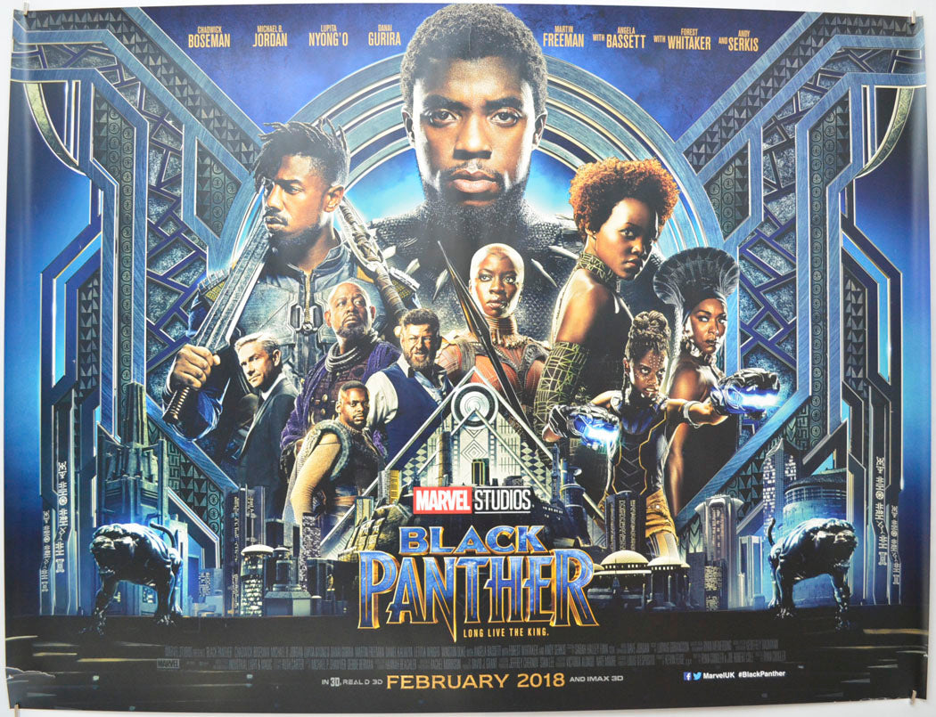 Black Panther (Teaser / Advance Version) Original Quad Poster - Film Poster - Movie Poster