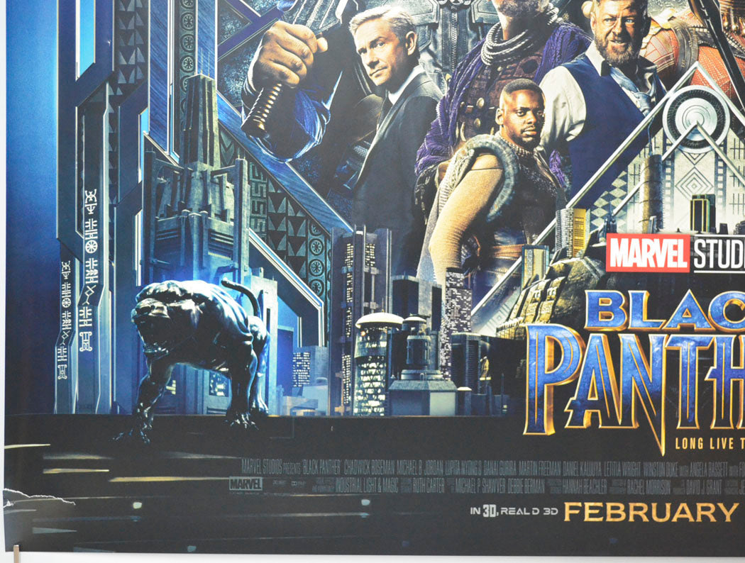 BLACK PANTHER (Bottom Left) Cinema Quad Movie Poster 