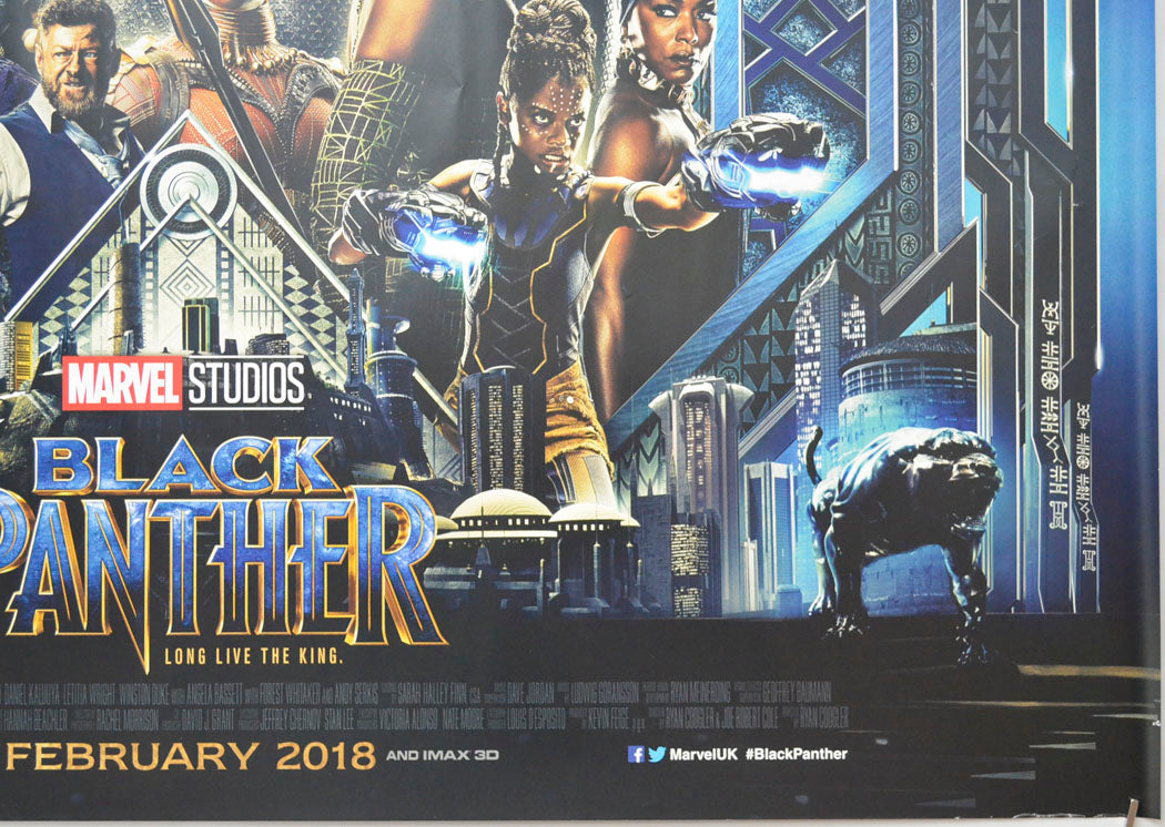 BLACK PANTHER (Bottom Right) Cinema Quad Movie Poster 