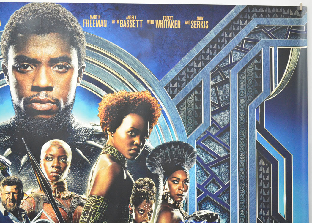 BLACK PANTHER (Top Right) Cinema Quad Movie Poster 