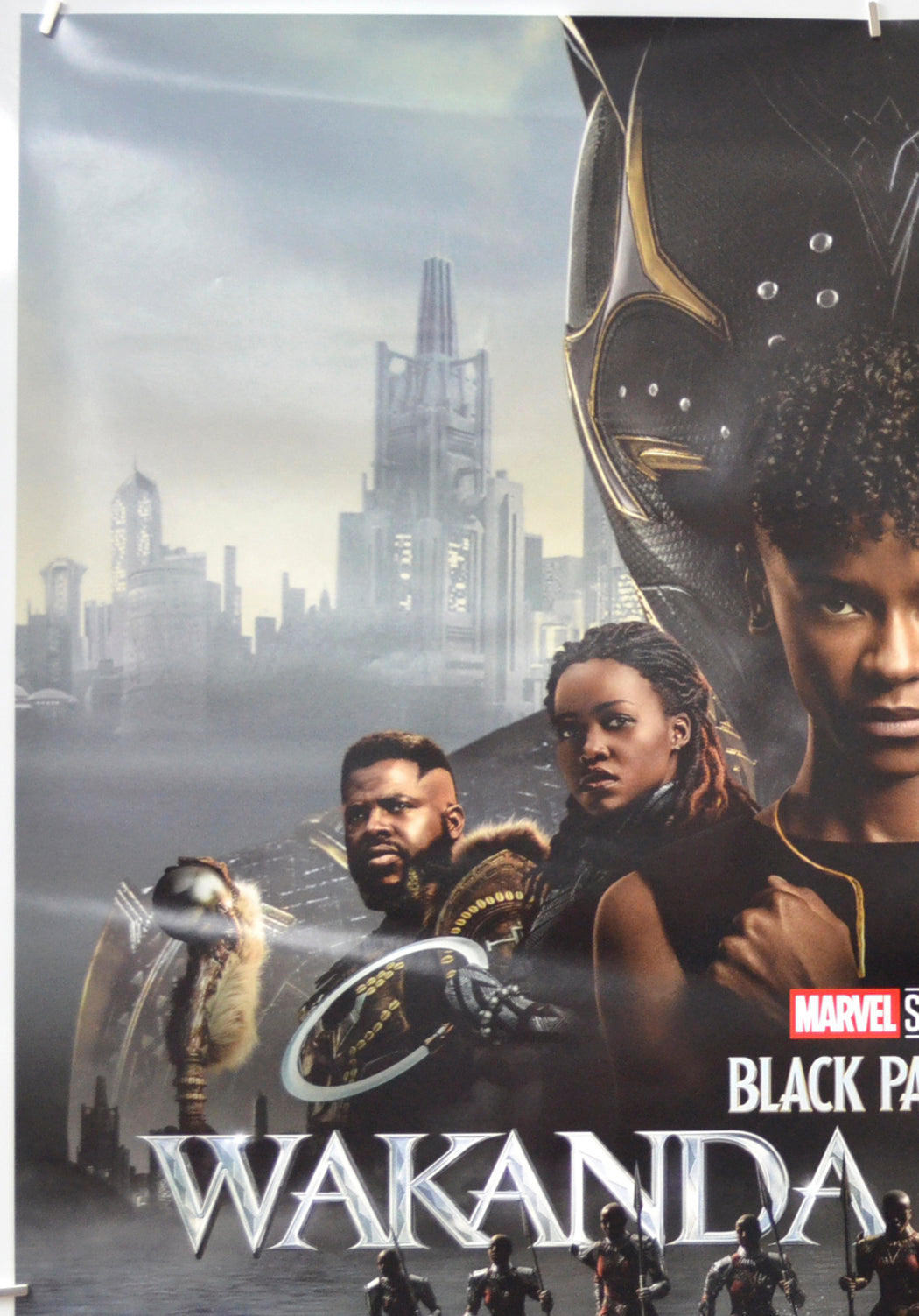 BLACK PANTHER WAKANDA FOREVER (Top Left) Cinema One Sheet Movie Poster 