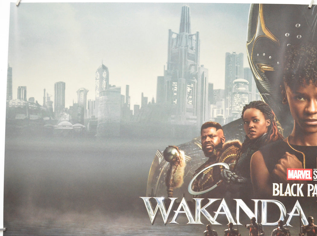 BLACK PANTHER WAKANDA FOREVER (Top Left) Cinema Quad Movie Poster 