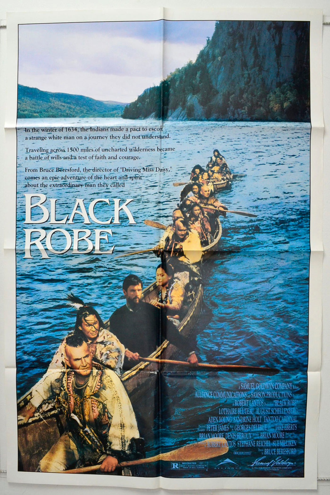 Black Robe Original One Sheet Poster - Movie Poster