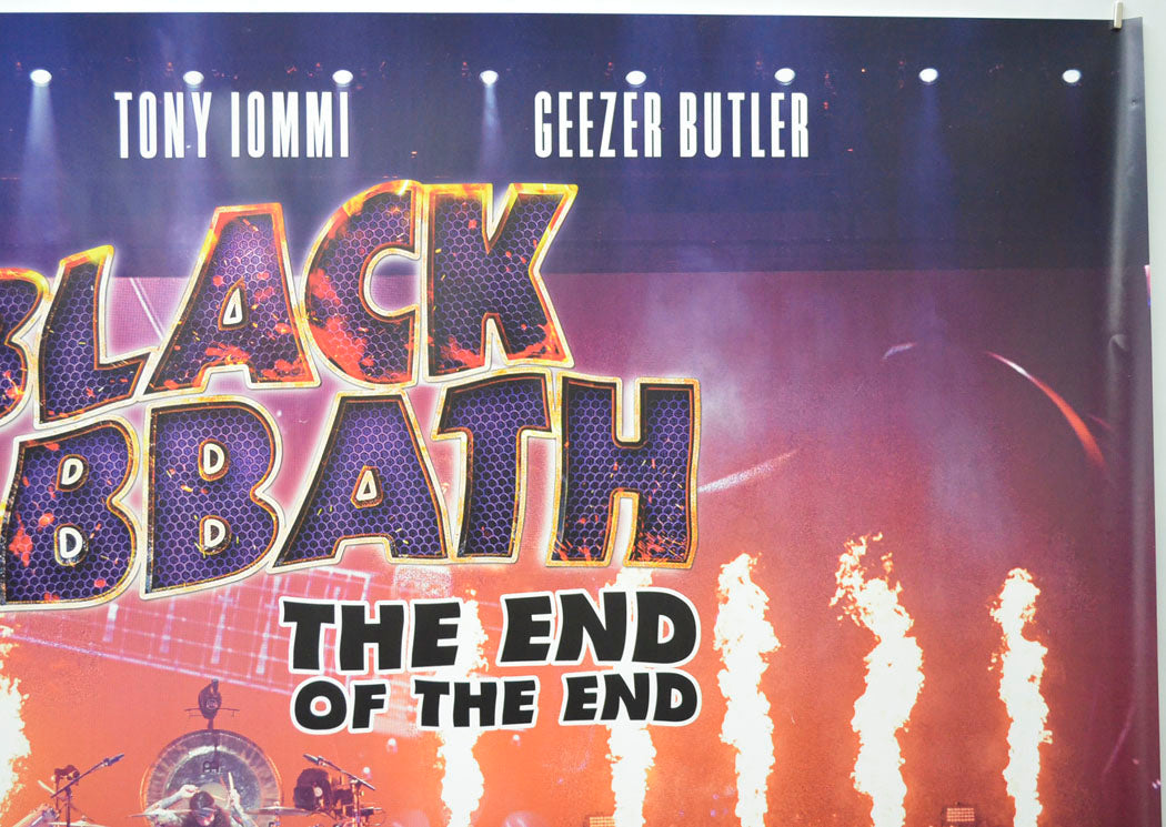 BLACK SABBATH - THE END OF THE END (Top Right) Cinema Quad Movie Poster 