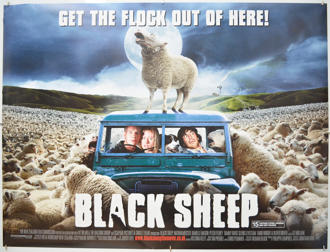 Black Sheep - Original Quad Poster - Film Poster - Movie Poster