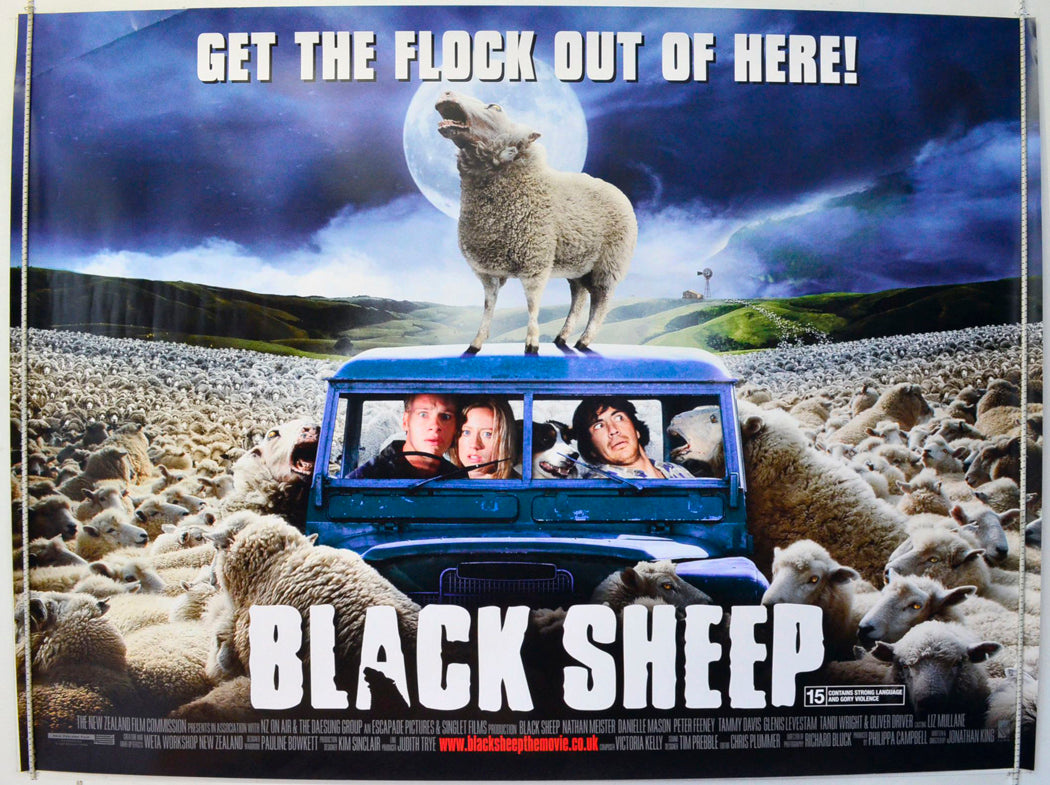 Black Sheep Original British Quad Poster - Film Poster - Movie Poster 