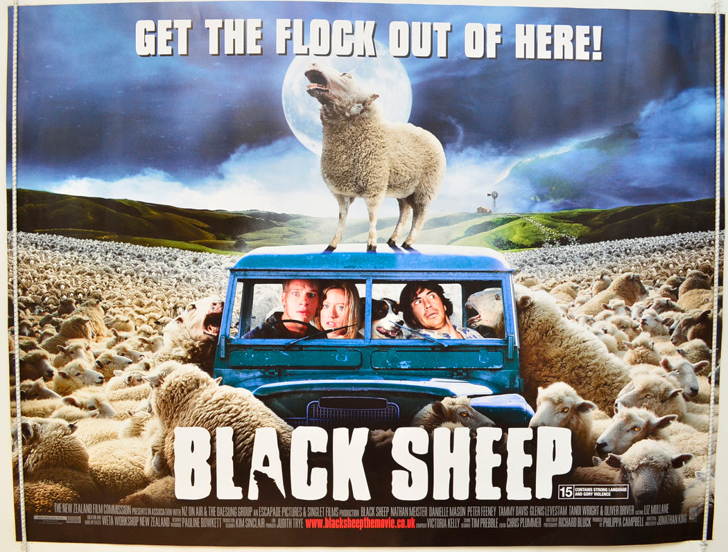 Black Sheep Original Quad Poster - Film Poster - Movie Poster  