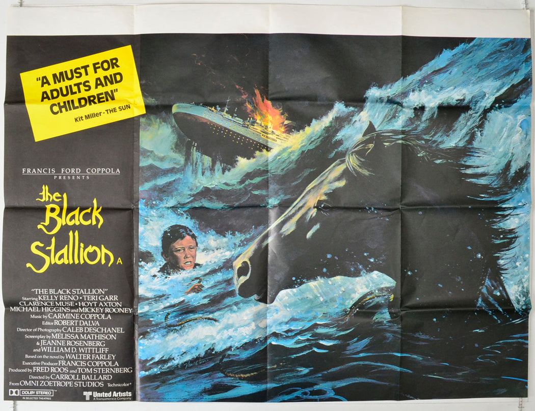 The Black Stallion  (rarer artwork version)   Original British Quad Poster - Movie Poster