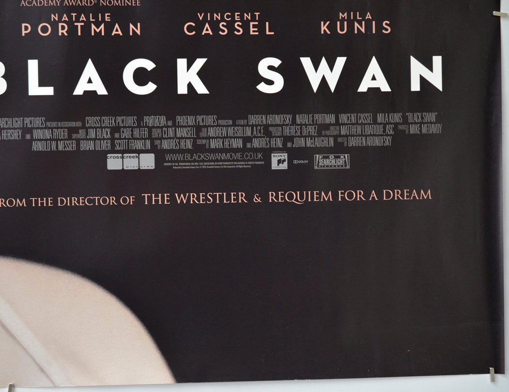 Black Swan (Bottom Right) Cinema Quad Movie Poster 