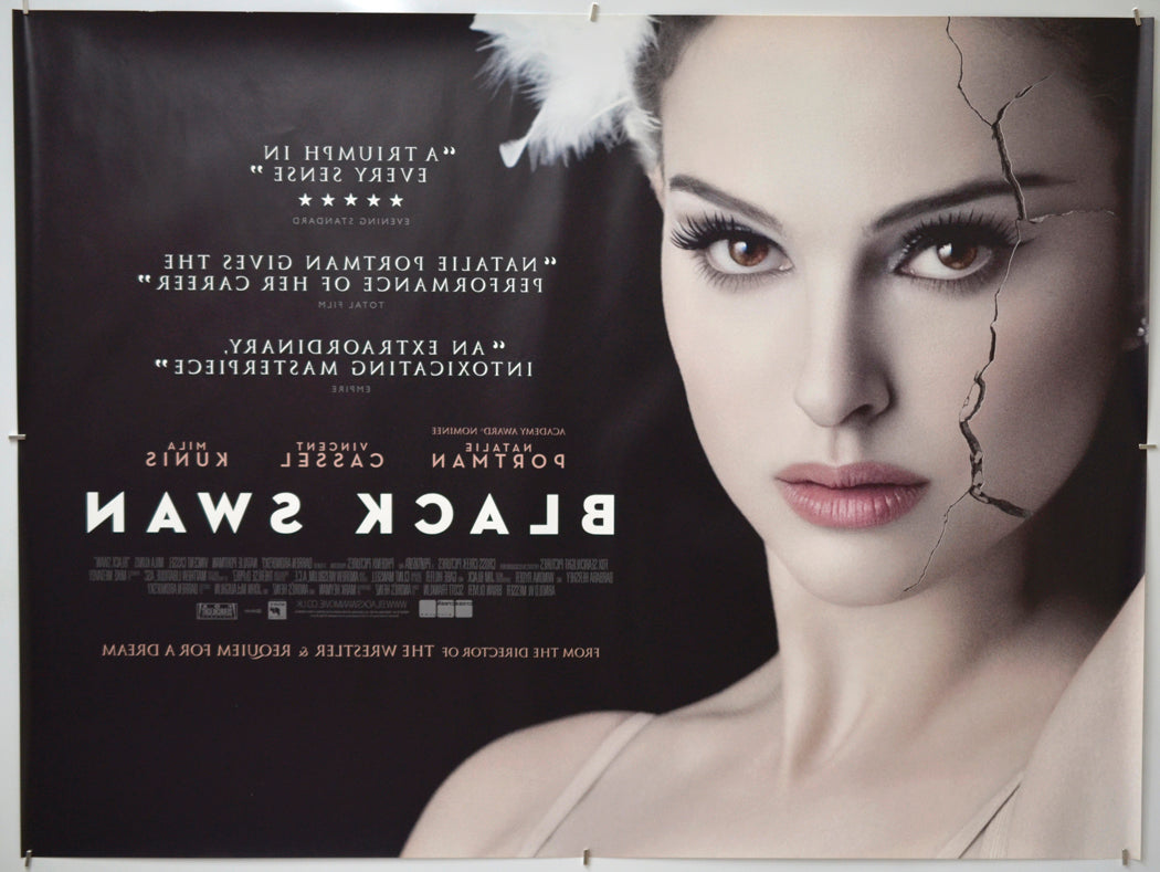 Black Swan (Back) Cinema Quad Movie Poster 