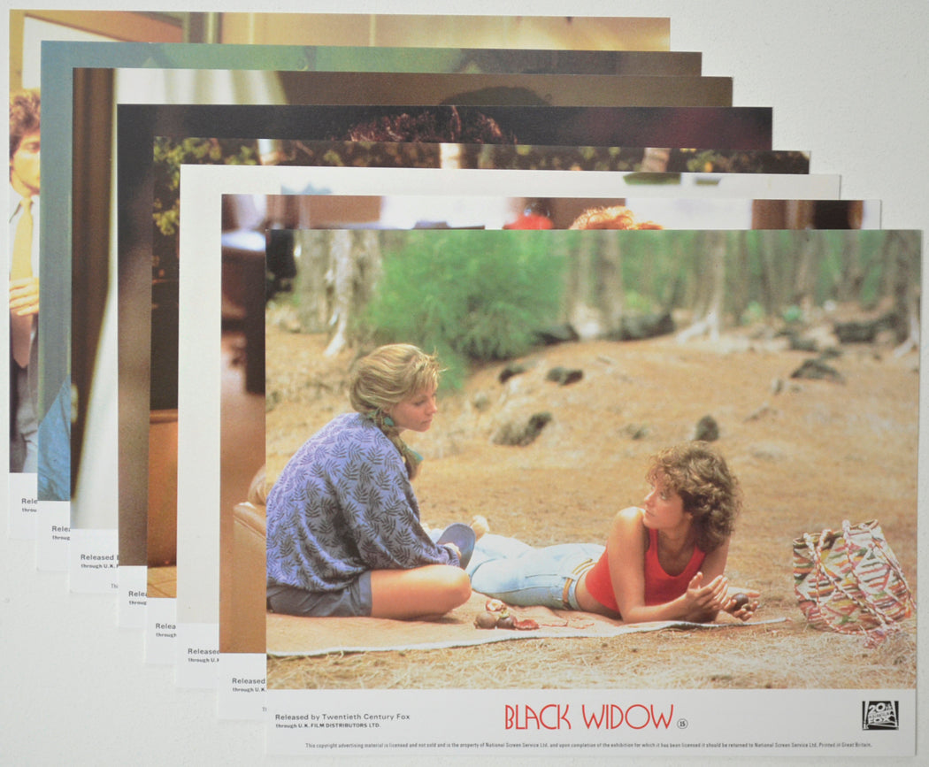 BLACK WIDOW (Full View) Cinema Set of Colour FOH Stills / Lobby Cards  