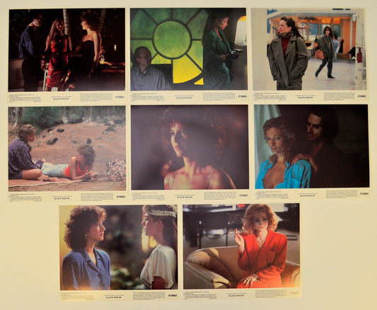 Black Widow Set of 8 Original Lobby Cards / Colour Front Of House Stills 