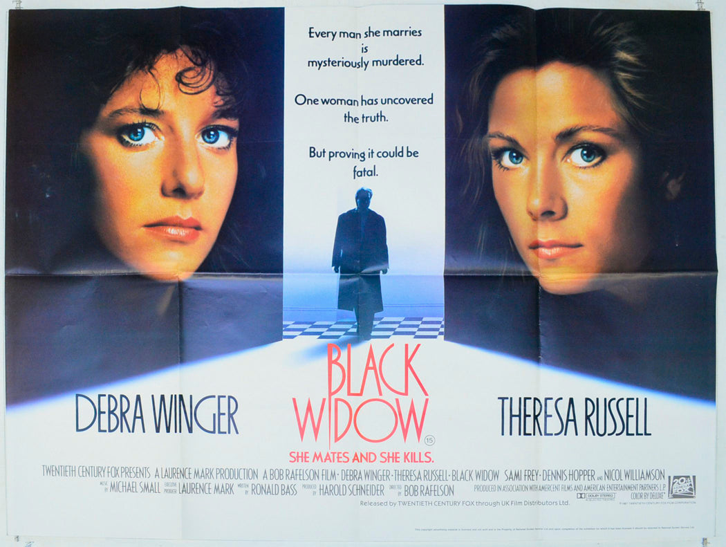 Black Widow  Original British Quad Poster - Film Poster - Movie Poster