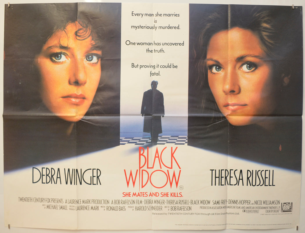 Black Widow  Original Quad Poster - Film Poster - Movie Poster