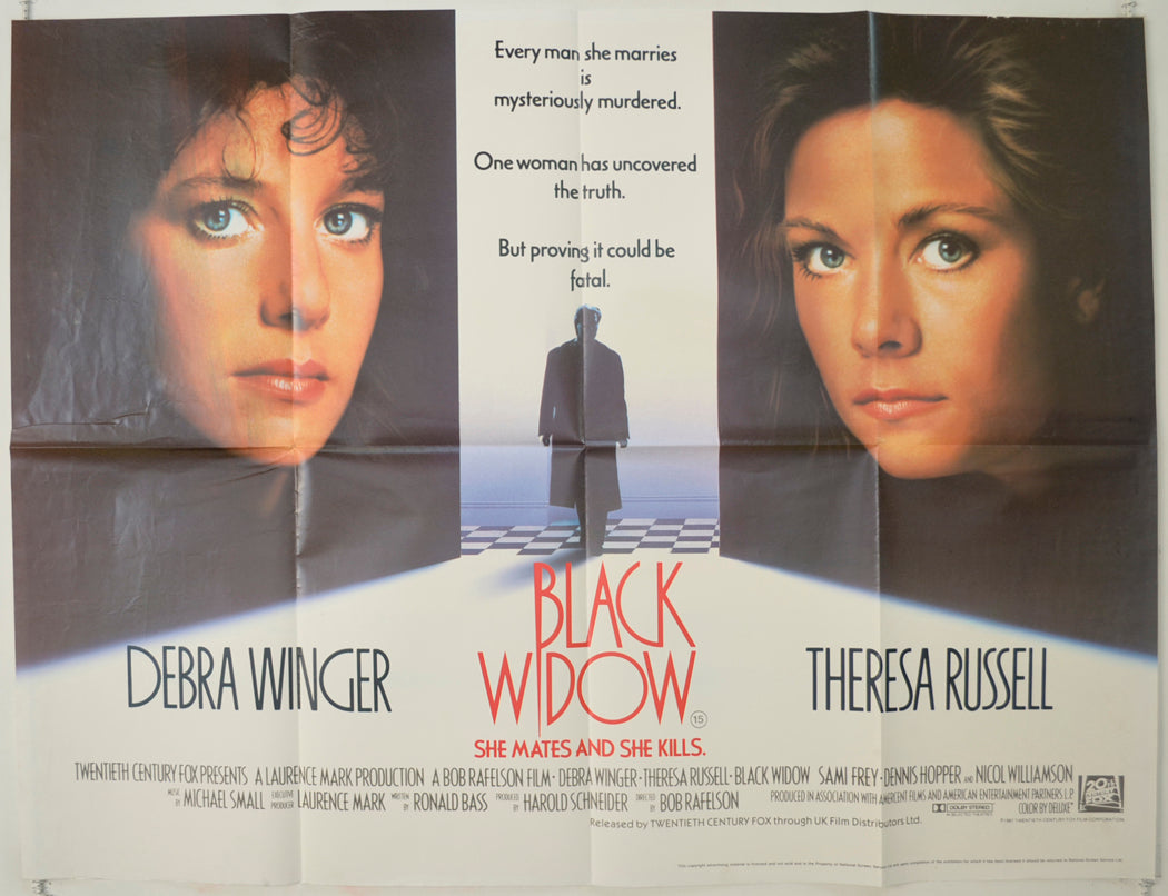 Black Widow   Original Quad Poster - Film Poster - Movie Poster 