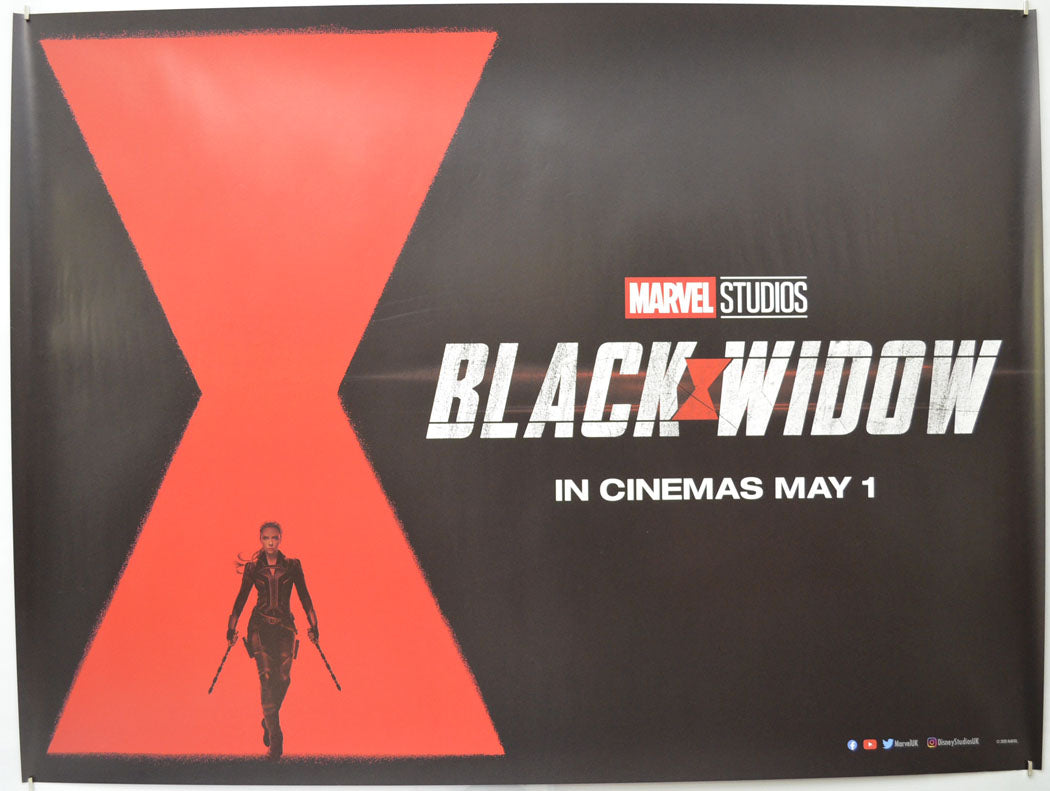 Black Widow (Teaser / Advance Version) Original Quad Poster - Film Poster - Movie Poster