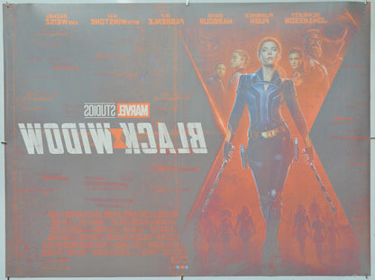 Black Widow (Back) Cinema Quad Movie Poster 