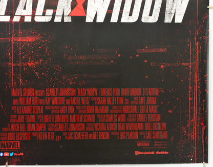 Black Widow (Bottom Right) Cinema Quad Movie Poster 
