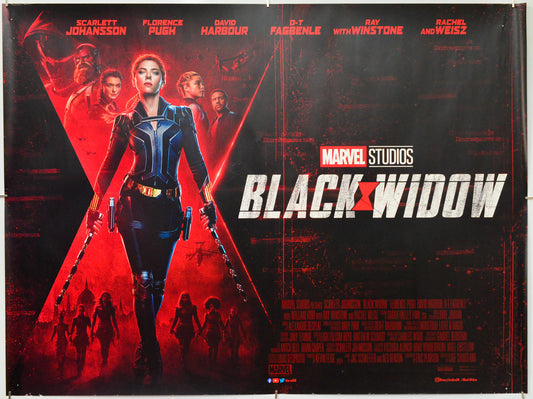 Black Widow - Original Quad Poster - Film Poster - Movie Poster