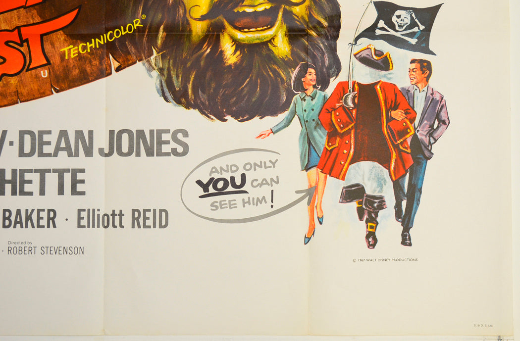 BLACKBEARD’S GHOST (Bottom Right) Cinema Quad Movie Poster 