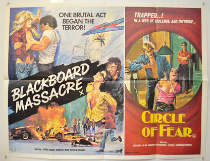 Blackboard Massacre / Circle Of Fear (a.k.a. Massacre at Central High / From Hong Kong with Love) Original Quad Poster - Film Poster - Movie Poster