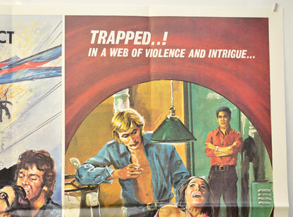 BLACKBOARD MASSACRE / CIRCLE OF FEAR (Top Right) Cinema Quad Movie Poster 