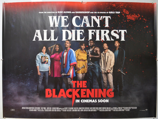 The Blackening (Teaser / Advance Version) Original Quad Poster - Film Poster - Movie Poster