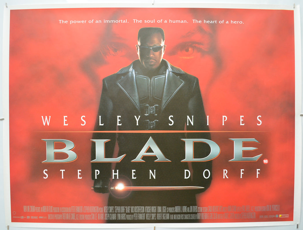 Blade  - Original Quad Poster - Film Poster - Movie Poster