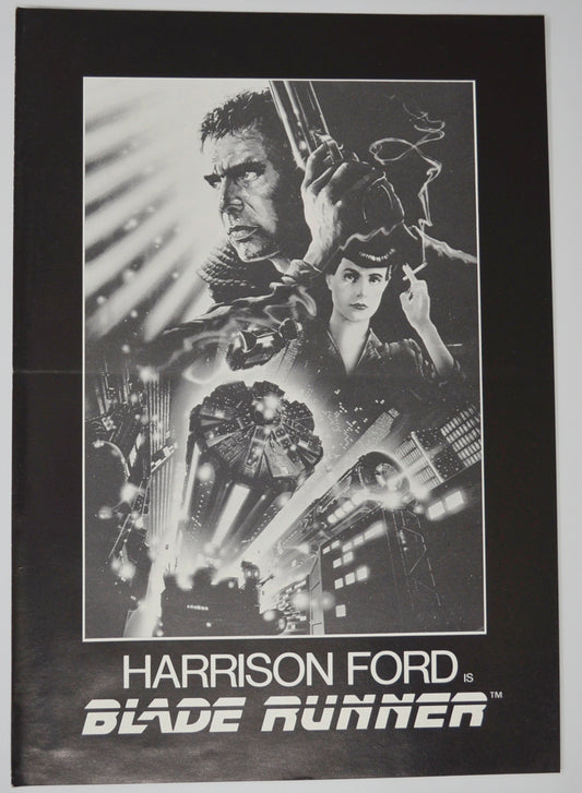 Blade Runner Original Cinema Exhibitors Press Synopsis / Credits Booklet (UK)