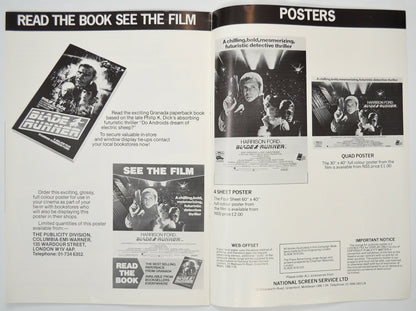 BLADE RUNNER Cinema Exhibitors Campaign Pressbook - INSIDE 