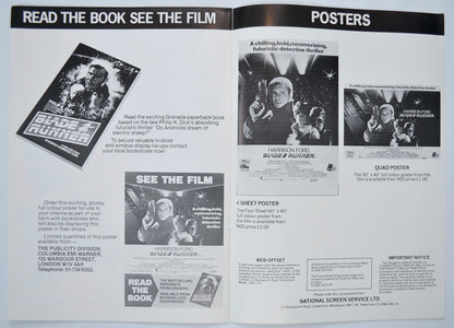 BLADE RUNNER Cinema Exhibitors Campaign Pressbook - INSIDE 