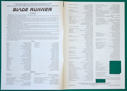 Blade Runner - Press Book - Inside