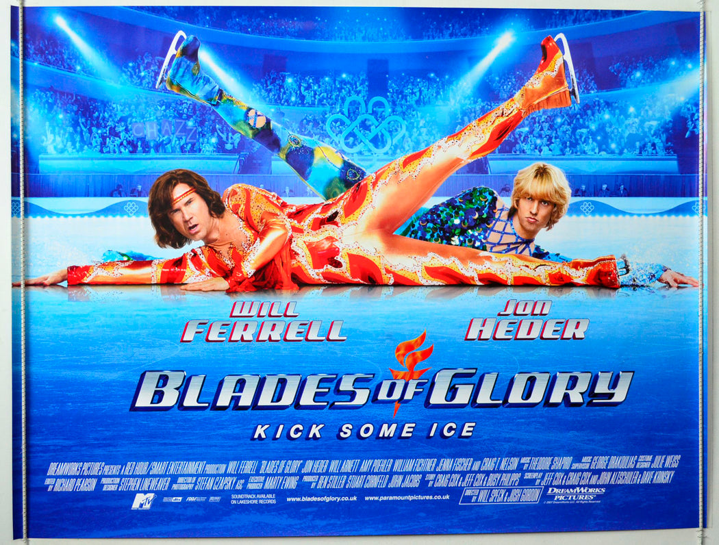 Blades Of Glory Original British Quad Poster - Movie Poster