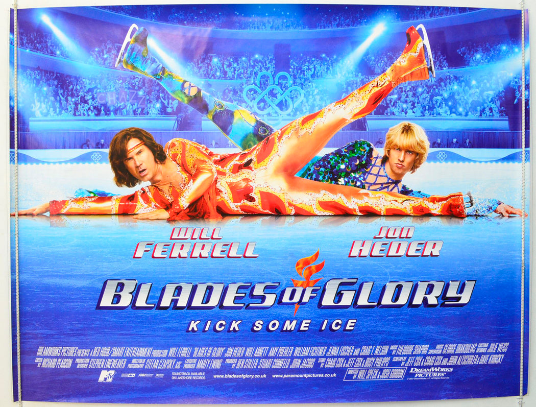 Blades Of Glory  Original British Quad Poster - Film Poster - Movie Poster