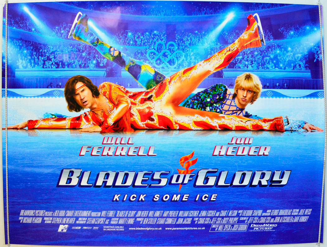 Blades Of Glory Original British Quad Poster - Film Poster - Movie Poster 