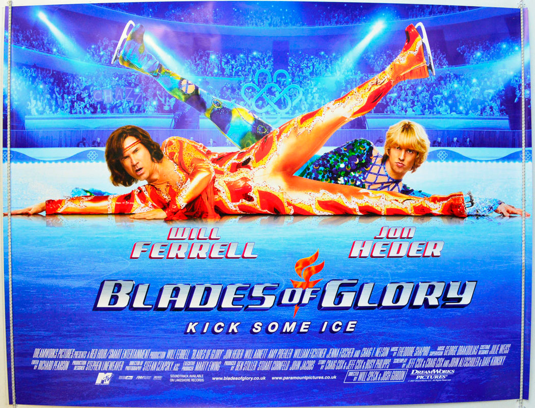 Blades Of Glory Original British Quad Poster - Film Poster - Movie Poster 