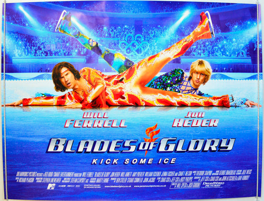 Blades Of Glory Original British Quad Poster - Film Poster - Movie Poster 